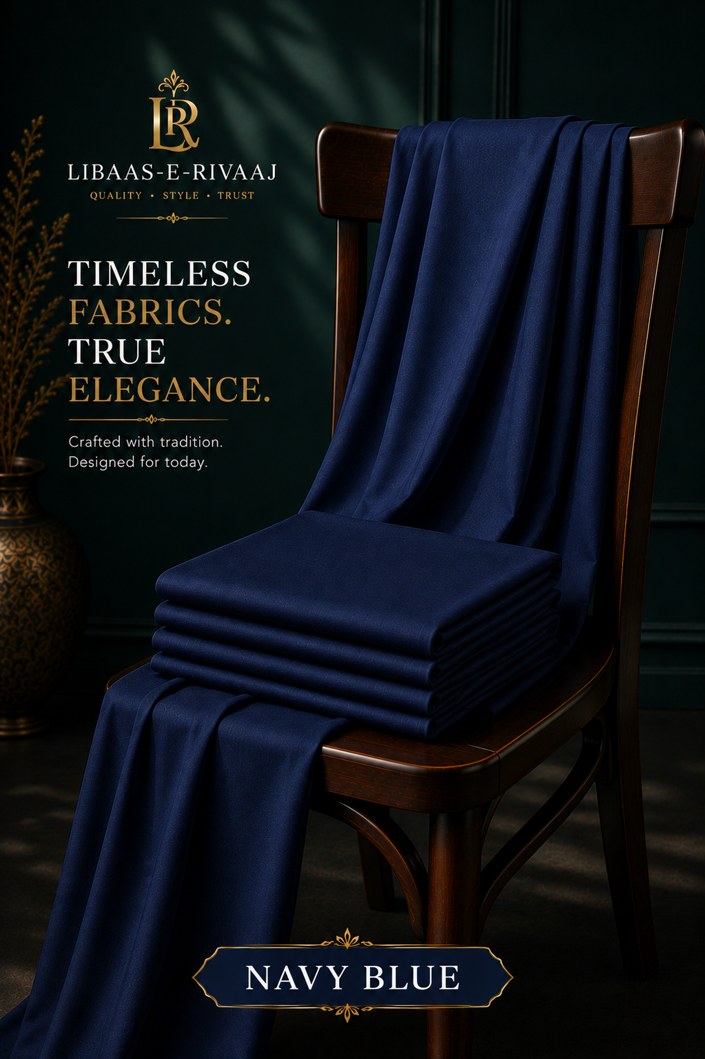 Italian Boski Navy Blue